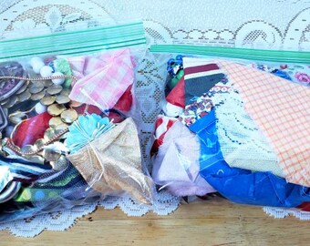 Junk Journal Remnant Supply Bags 4+ Ounces