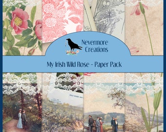 My Irish Wild Rose DIGITAL Paper Pack