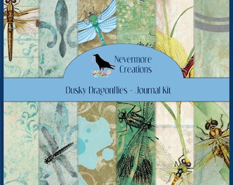 Dusky Dragonflies DIGITAL Journal Kit