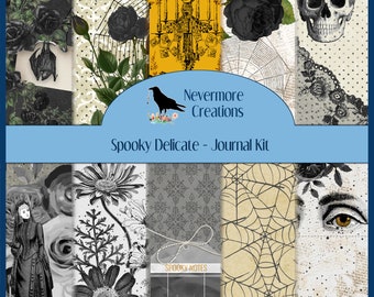 Spooky Delicate DIGITAL Journal Kit