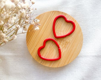 Red Heart Split Ring - Add On