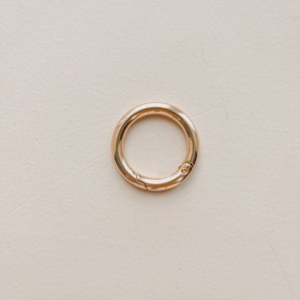 Clasp Ring | add on, gold, split ring