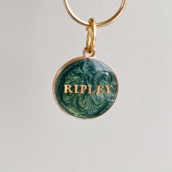 Custom Dog Tag Resin Etsy