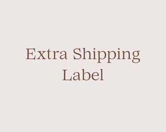 Extra Shipping Label