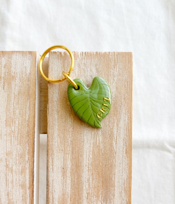 Philodendron Pet ID Tag - Tropical, Leaf, Dog Tag - Etsy