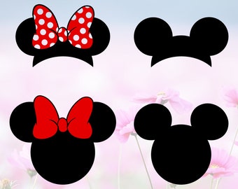 Minnie Mouse Ears Svg Etsy
