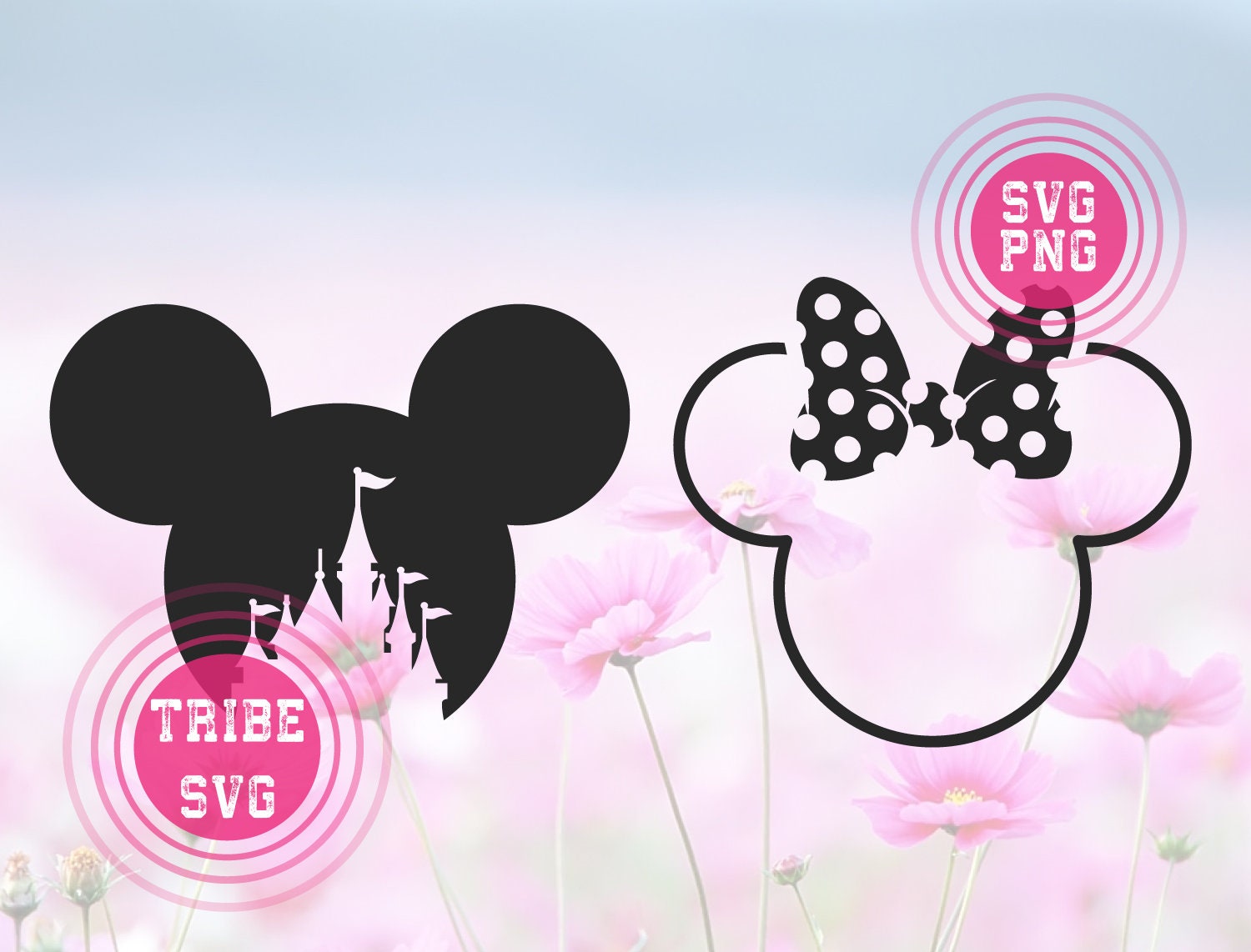 Mickey Minnie Svg Disney Svg Mickey Minnie Designs Cut File Etsy