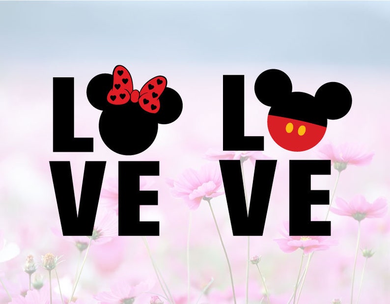 Download Disney Love SVG DXF Disney svg Valentine svg Love Wording ...