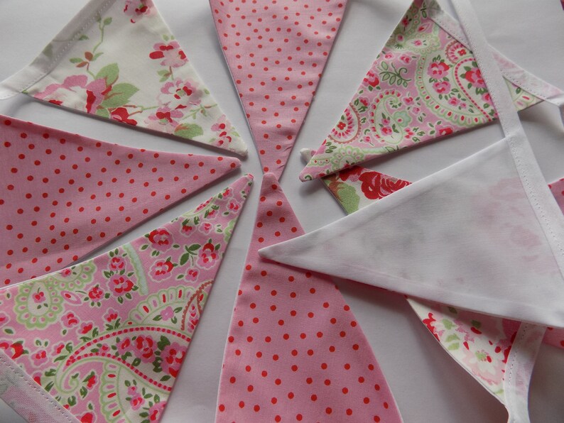 Cath Kidston Bunting Garland Vintage Style Shabby Chic Etsy