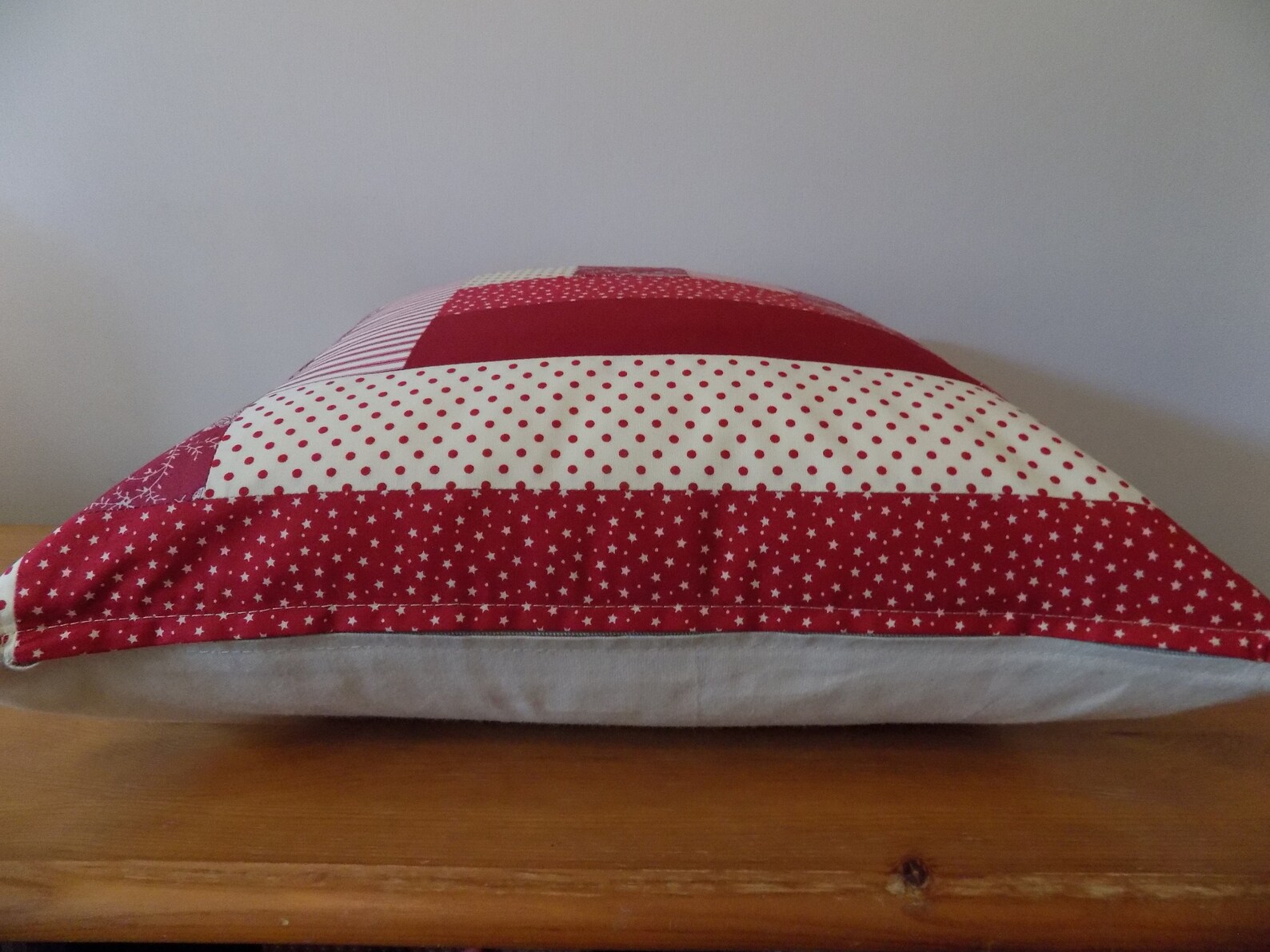 Multicolor - Handcrafted Cotton Patchwork Cushion Cover 27 main image 0