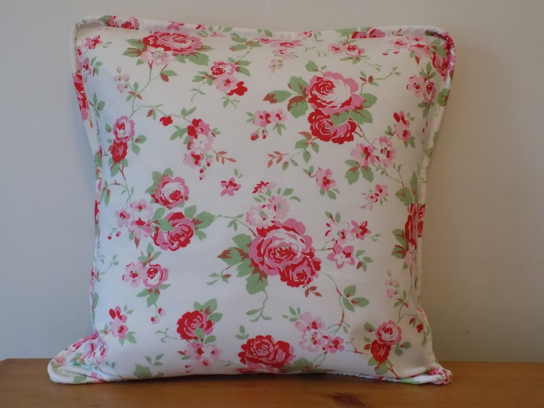 Cath Kidston Cushion Cover UK Piped Pillow Cover Floral - Etsy UK