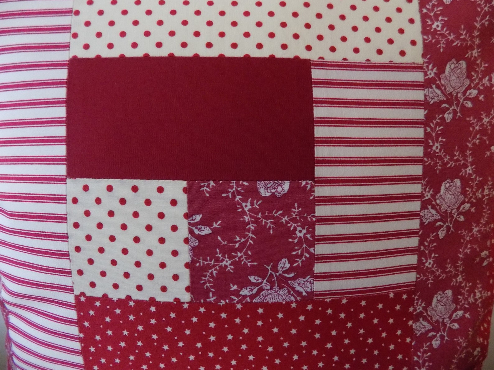Multicolor - Handcrafted Cotton Patchwork Cushion Cover 71