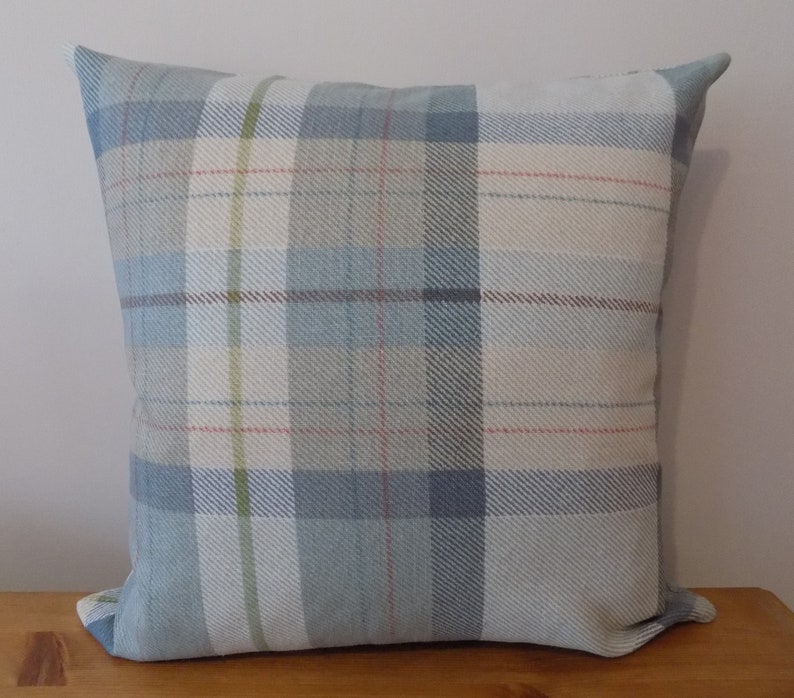 Tartan Cushion Cover UK Plaid Check Fabric Pillow Decorative Etsy UK