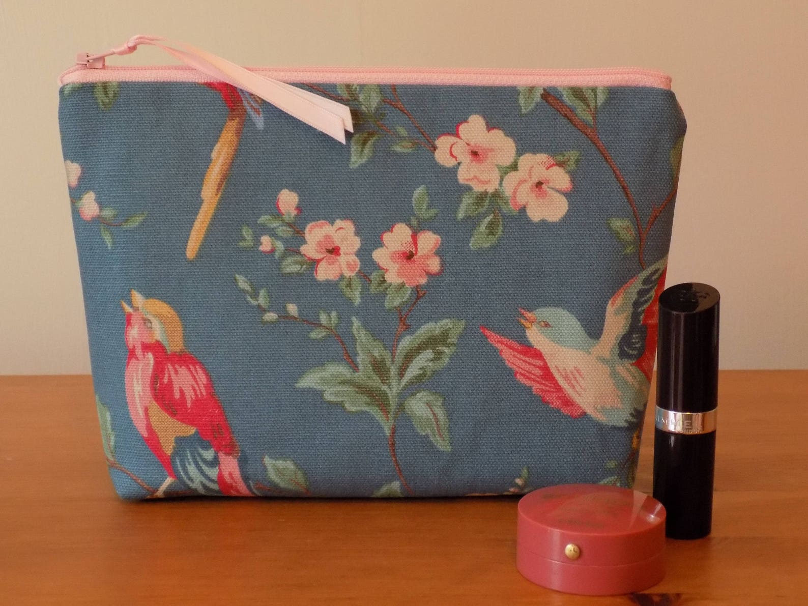 Cath Kidston Make up Bag Floral Cosmetic Purse Zipper Pouch Etsy