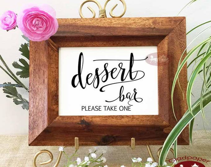 Wedding Desert Bar Sign, Desert Bar Sign, Wedding Signs, Wedding Sign, Calligraphy Sign, Rustic Wedding Sign - GladPaper