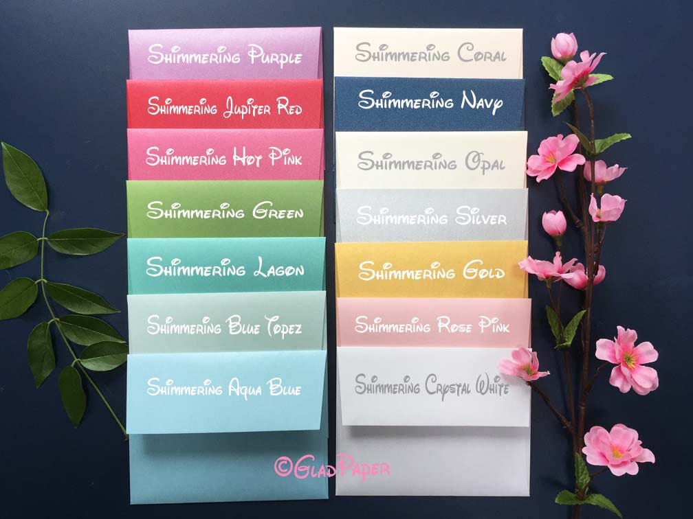 Disney Wedding Thank You Card Persoanlized Wedding Thank You