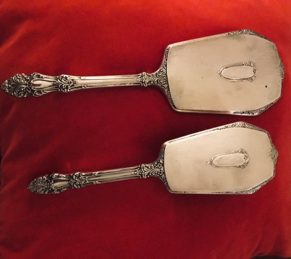 Victorian Style Sterling Silver Dresser Set Etsy