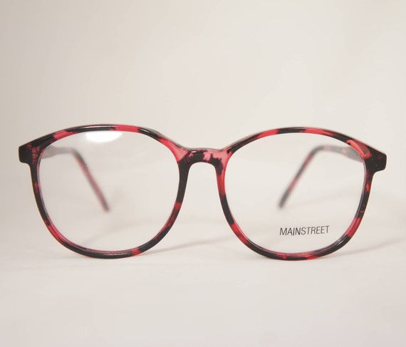 MS229-P Oversized Vintage Eyeglass Frames, 1980's 