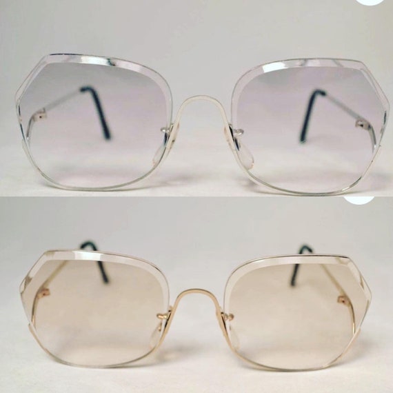 OVE-G Amazing 1970's Beveled Rimless Drop Arm Vin… - image 5