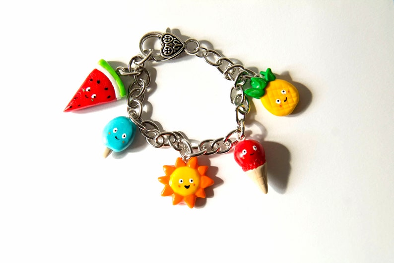 Summer fimo bracelet polymer clay