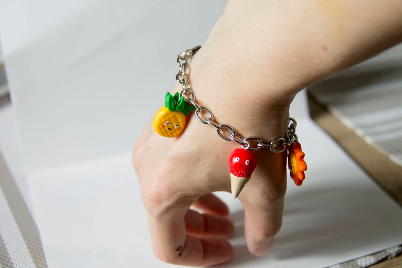 Summer fimo bracelet polymer clay