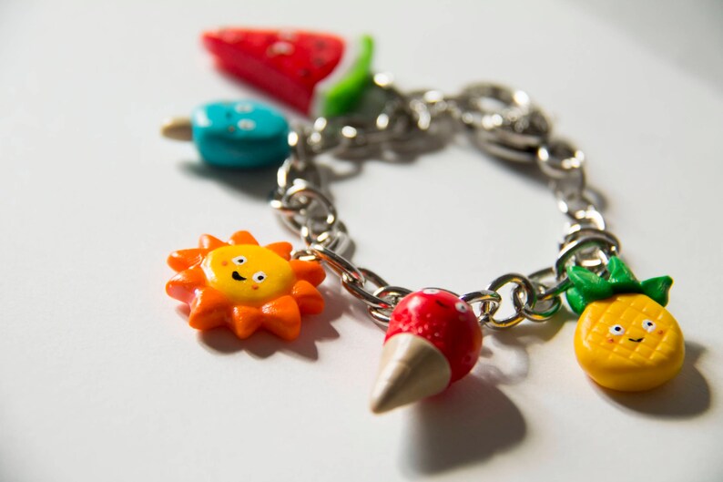 Summer fimo bracelet polymer clay