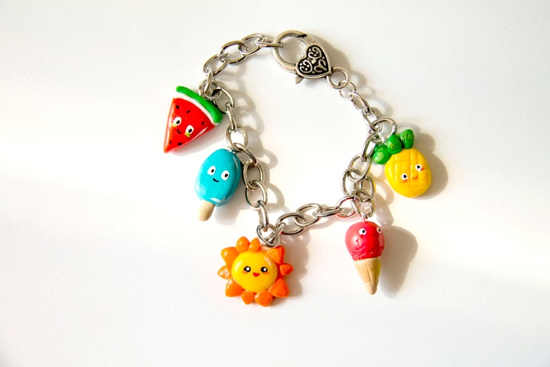 Summer fimo bracelet polymer clay