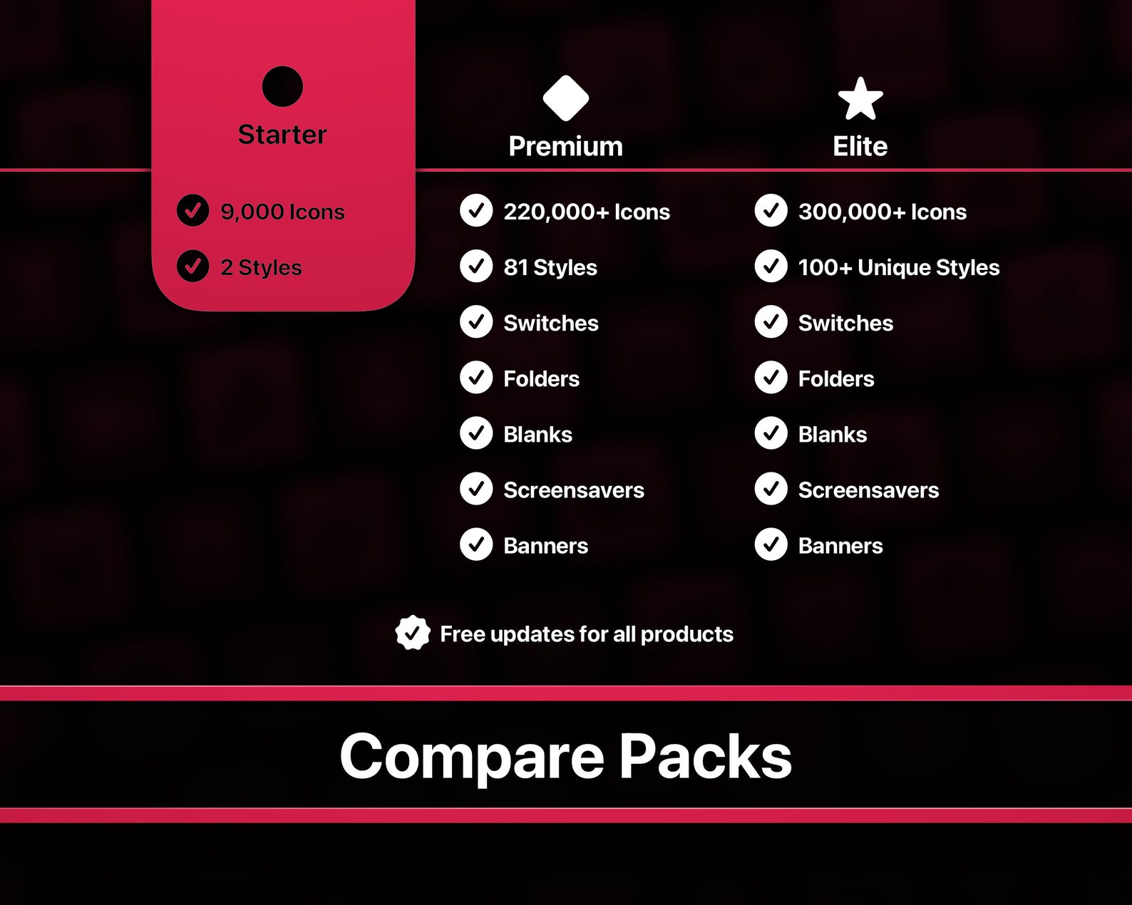 Hot Pink, 9,000 Stream Deck Icon Pack, PNG - Etsy