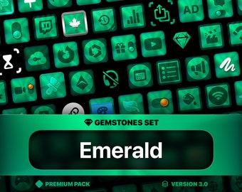 Emerald, 220,000+ Stream Deck Icon Pack, PNG