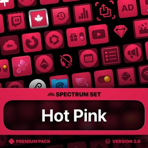 Hot Pink, 220,000+ Stream Deck Icon Pack, PNG - Etsy