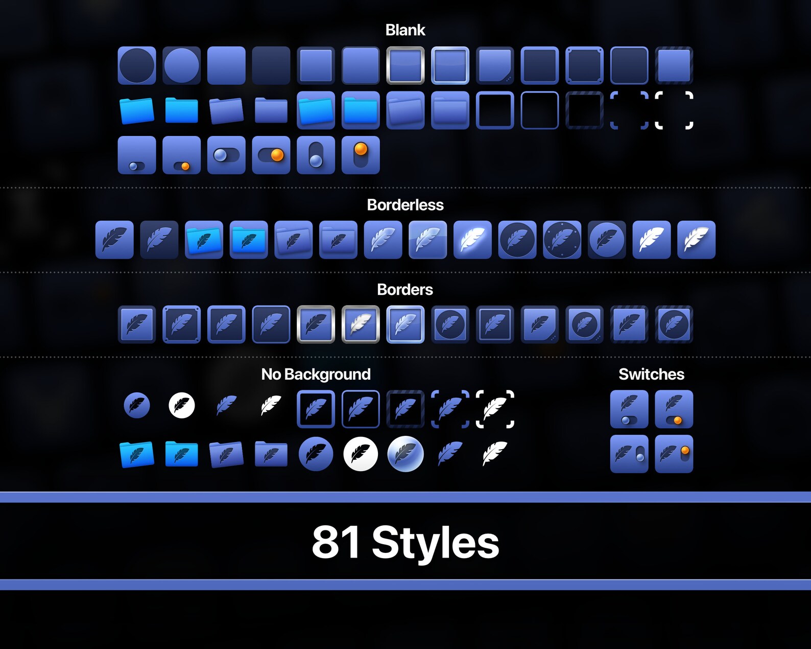 Light Blue Stream Deck Icon Pack, PNG - Etsy