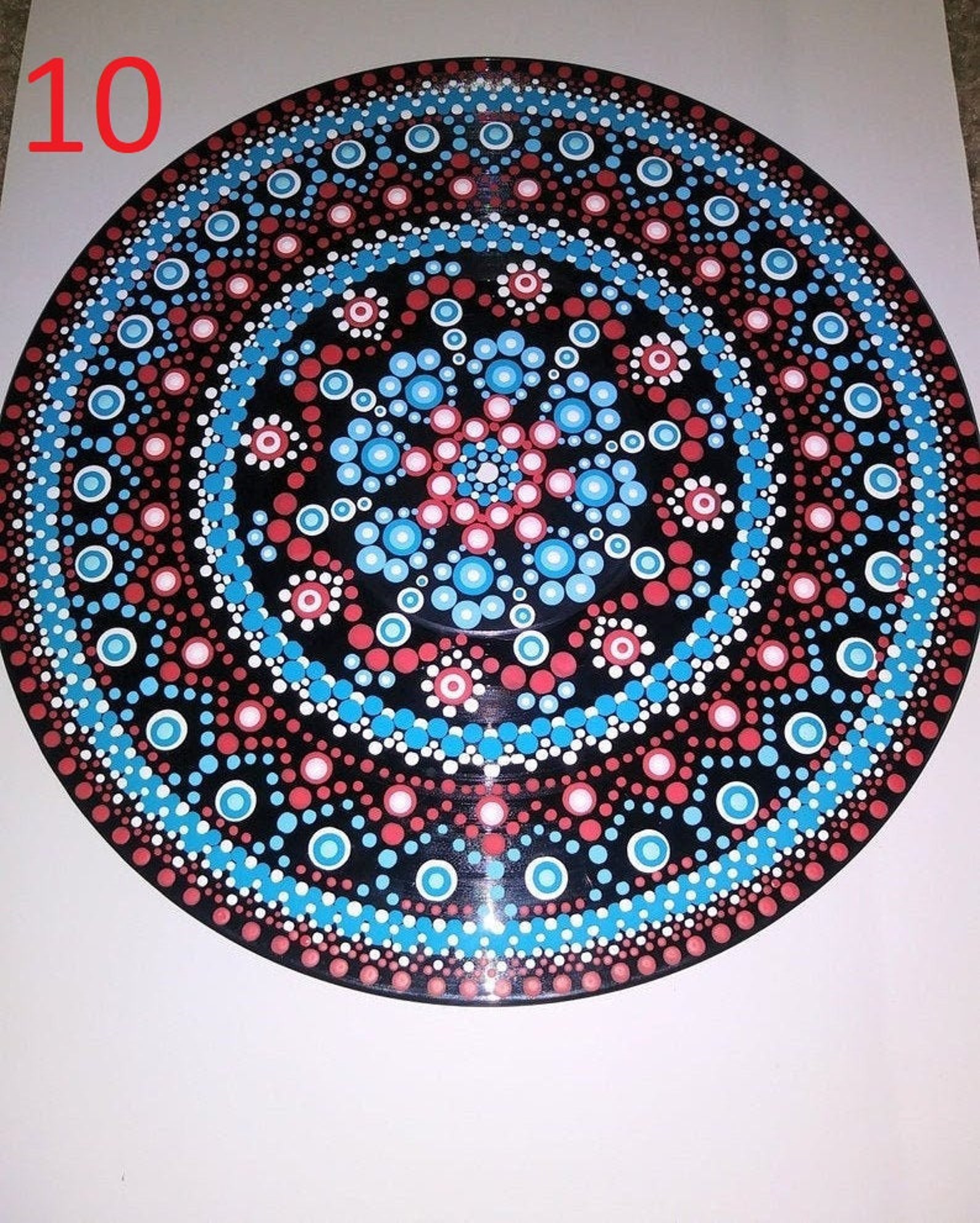 12 Vinyl Record Mandala different design and color options Etsy