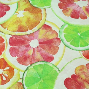 Decorative Canvas Citrus Pocket Fabric