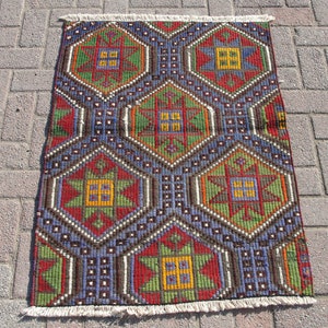 Kelim Teppich, Vintage Kelim, Großer Kelim, 5 x 3,6 m, Azteken Teppich, Türkischer Kelim, Orientteppich, Schlafzimmer Kelim Teppich, Boho Teppich, Teppich,