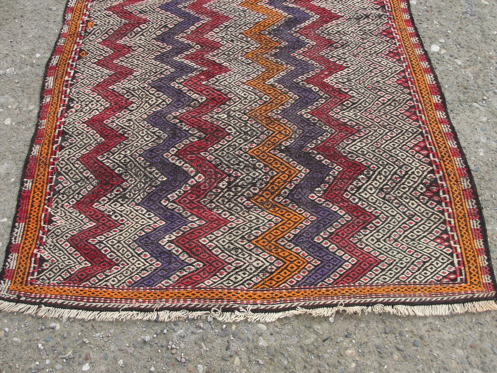 Turkish Kilim Rug4'4x5'2 Etsy