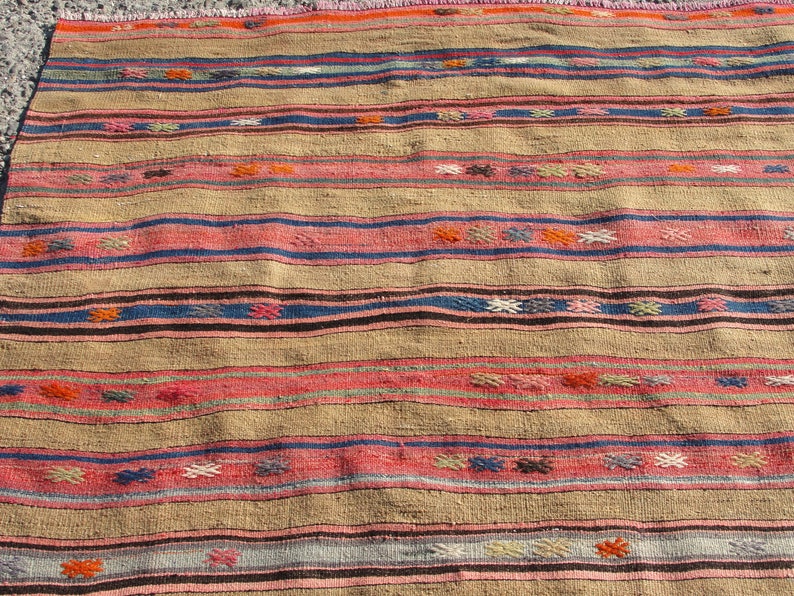 Area Kilim Rug Kitchen kilim rug Rug for living room Housewarming Gift Kilim rug Runner Rugs 5x8,