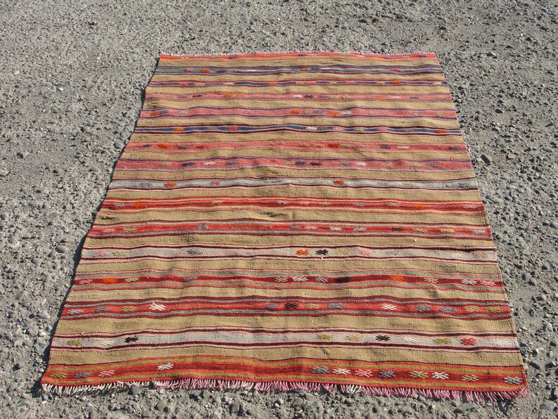 Area Kilim Rug Kitchen kilim rug Rug for living room Housewarming Gift Kilim rug Runner Rugs 5x8,