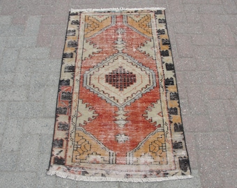 Area Rug, Vintage Runner Rug, rugs for livingroom, Rug for bedroom, 2.4x4 ft