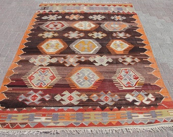 Tapete kilim grande 6x9 - tapetes para sala de estar