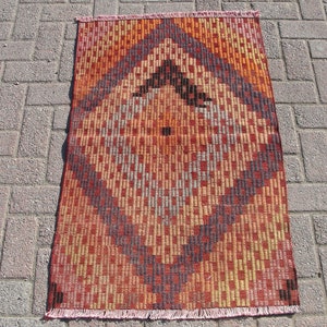 Kelim Teppich, Teppiche für Wohnzimmer, 5,4 x 3,8 ft, Azteken Teppich, Türkischer Kelim, Orientteppich, Schlafzimmer Kelim Teppich, Boho Teppich, Teppiche,