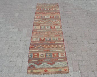 ヴィンテージ　トルコ製ランナーラグ ヴィンテージ トルコ キリム ラグ | ランナー ヴィンテージ ラグ