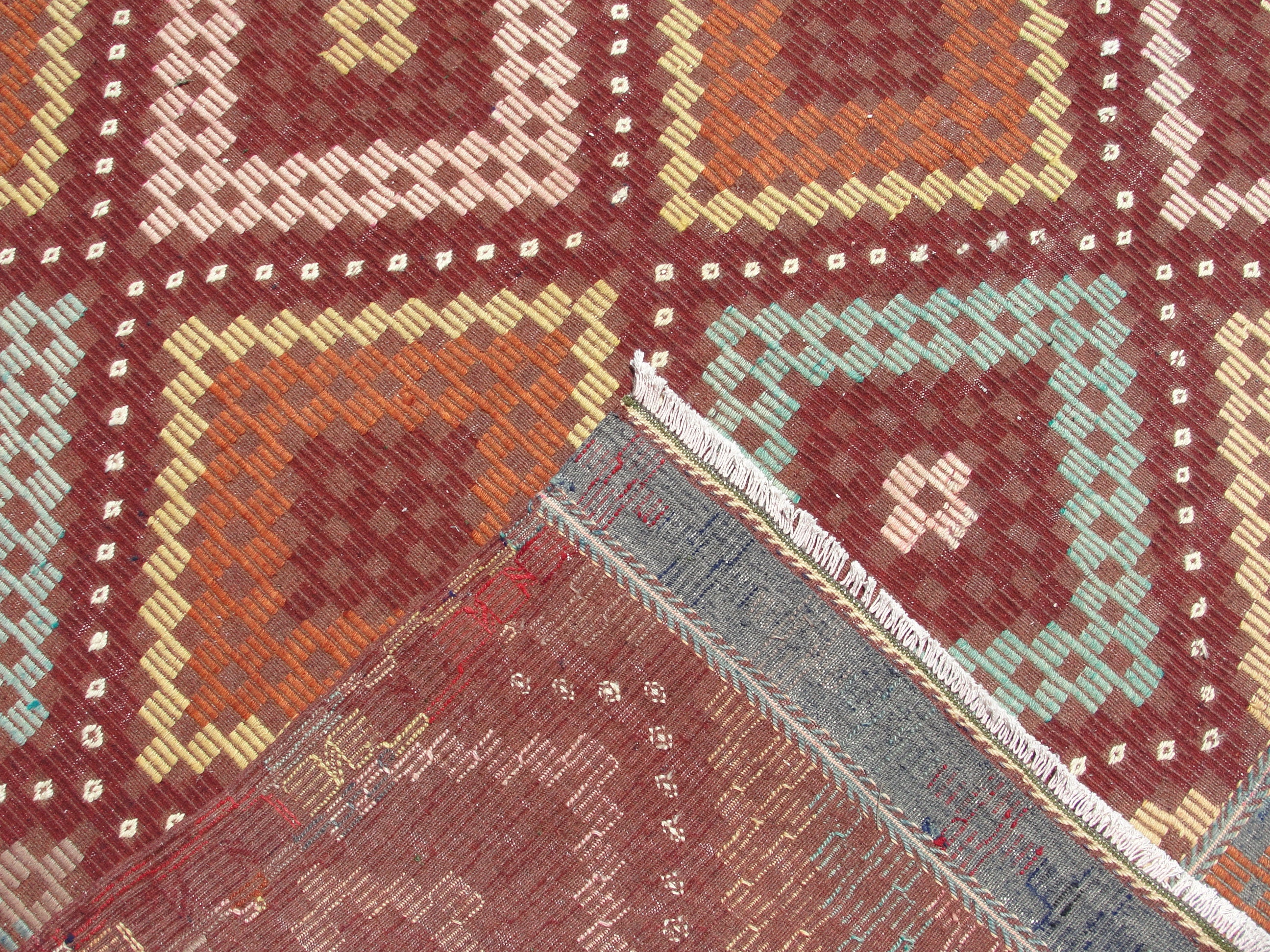 Red Kilim Area Rug carpet kilim rug 5.10 x 8.10 ft kilim Etsy