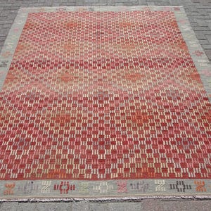 Large Handmade area Rugs 7x9 , 6.7 x 9.1 ft, Handmade Kilim, Vintage kilim rug, Tapis, Kelim Teppich, bedroom rugs,