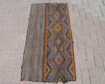 Tapete Kilim 3x5, 2,2 x 4,8 pés, Tapetes Kilim para cozinha, Tapete kilim para decoração de casa de fazenda Boho, Kelim Teppich, tapetes para sala de estar