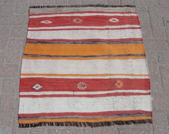 Kilim rug | Living room rugs | Bohemian rug | Bedroom rug  | Rug | 2.9 x 2.10 ft