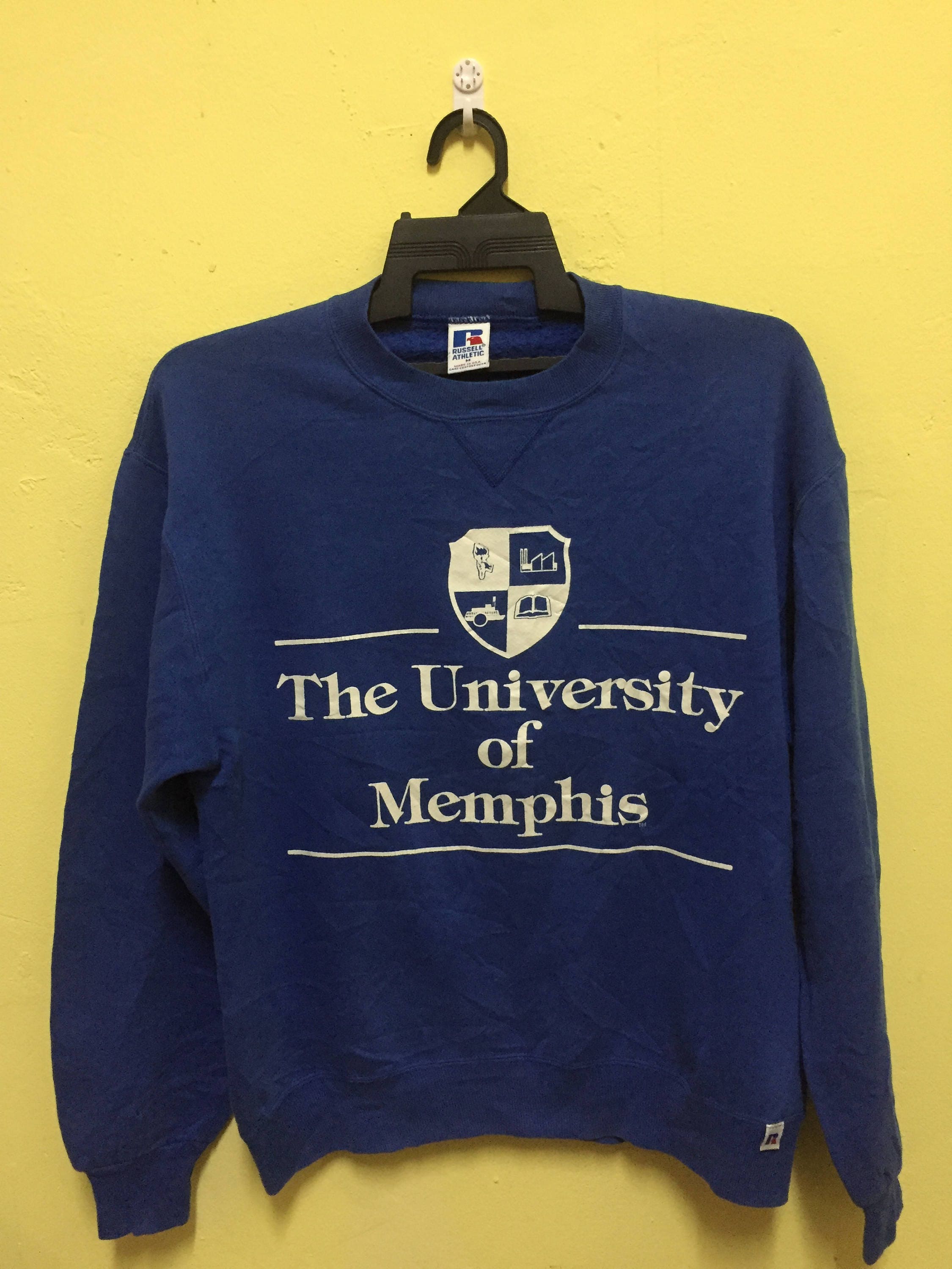 Vintage 90's University of MEMPHIS Sweatshirt made in usa | Etsy