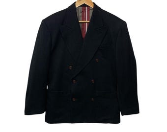 Vintage 90s Jean Paul Gaultier Homme Black Three Button Suit W