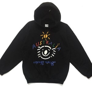 Rare!! Vintage DOWN UNDER Australia Ken Done Sweatshirt Hoodie Small Size