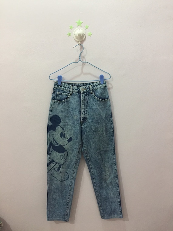 vintage mickey mouse jeans