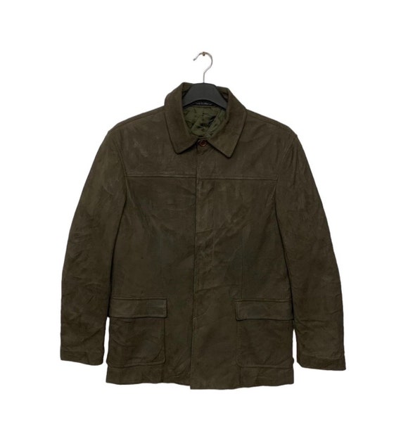 Ined Homme by Yohji Yamamoto Suede Leather Jacket Zipper Down - Etsy